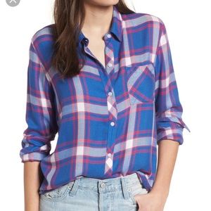 Rails hunter plaid shirt s small new